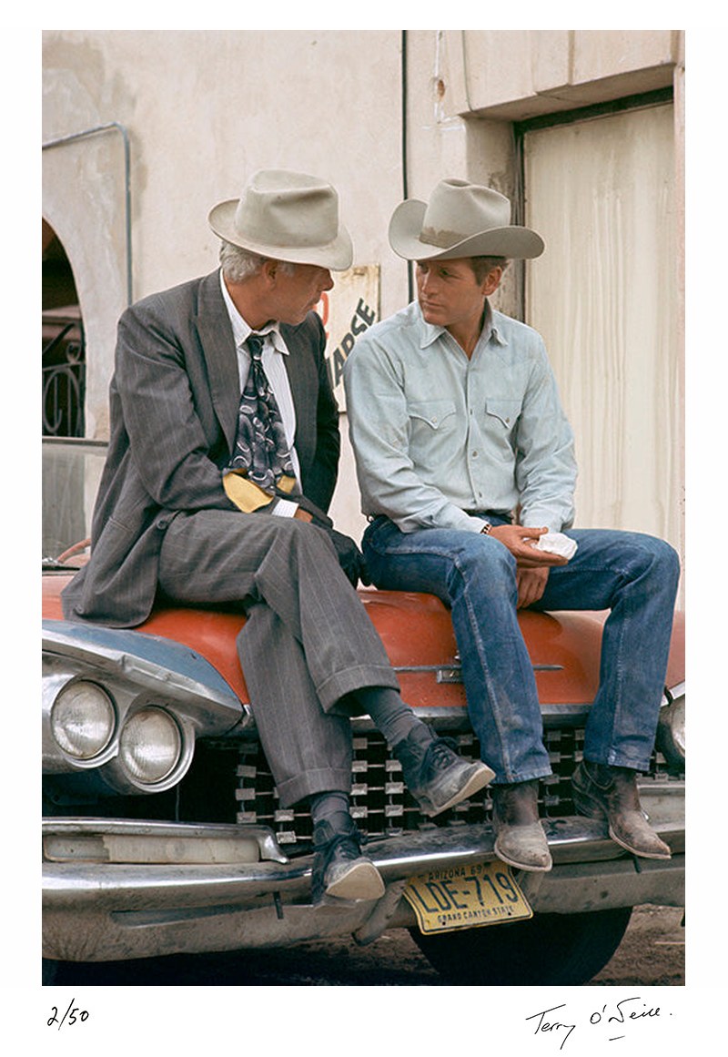 Paul Newman & Lee Marvin in Tucson, 1972 by Terry O'Neill – Limited Edition Print.