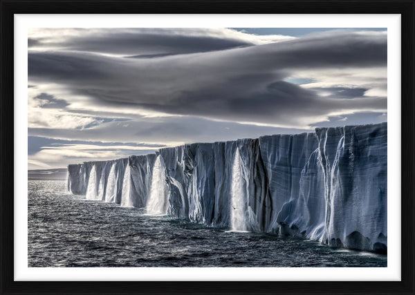 Ice Waterfall, Svalbard, Norway, 2014 — Limited Edition Print, framed - Paul Nicklen