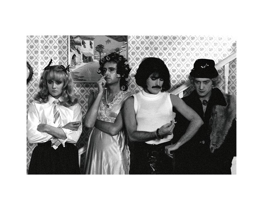 Queen on the set of "I Want to Break Free", 1984 — Open Edition Print