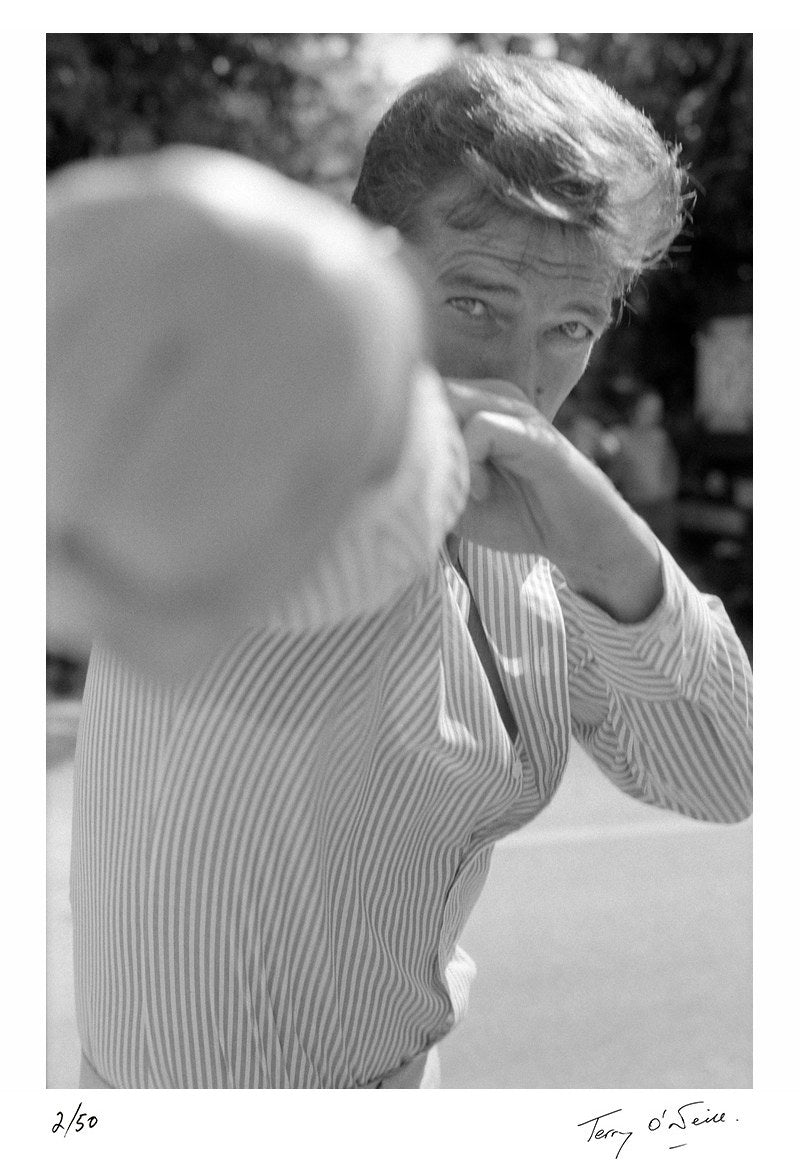 Roger Moore, 'The Punch', 1975 by Terry O'Neill – Limited Edition Print.