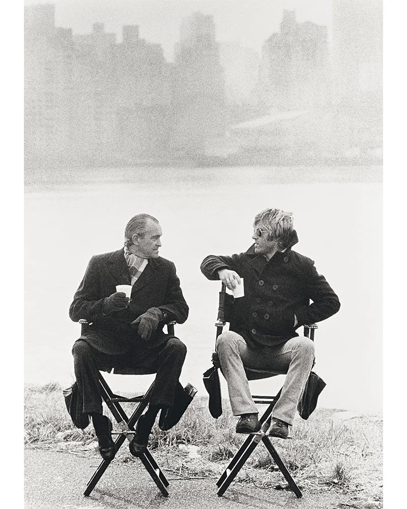 Robert Redford and Richard Helms on set, 1974 - Posthumous Print by Terry O'Neill – Limited Edition Print.