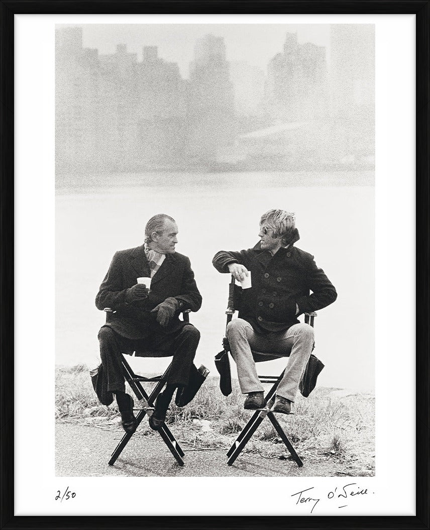 Robert Redford and Richard Helms on set, 1974 by Terry O'Neill – Limited Edition Print.