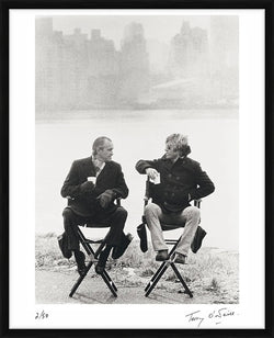 Robert Redford and Richard Helms on set, 1974 - Posthumous Print by Terry O'Neill – Limited Edition Print.
