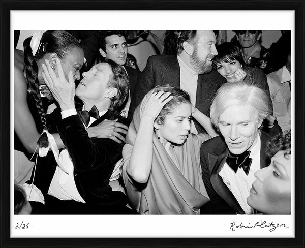 New Years Eve at Studio 54, 1977 — Limited Edition Print, framed - Robin Platzer