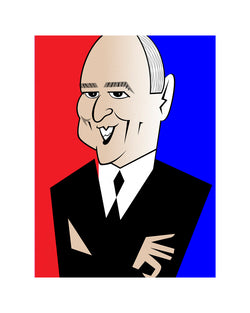 Carl Reiner, 2000 - Limited Edition Print by Robert Risko – Limited Edition Print.