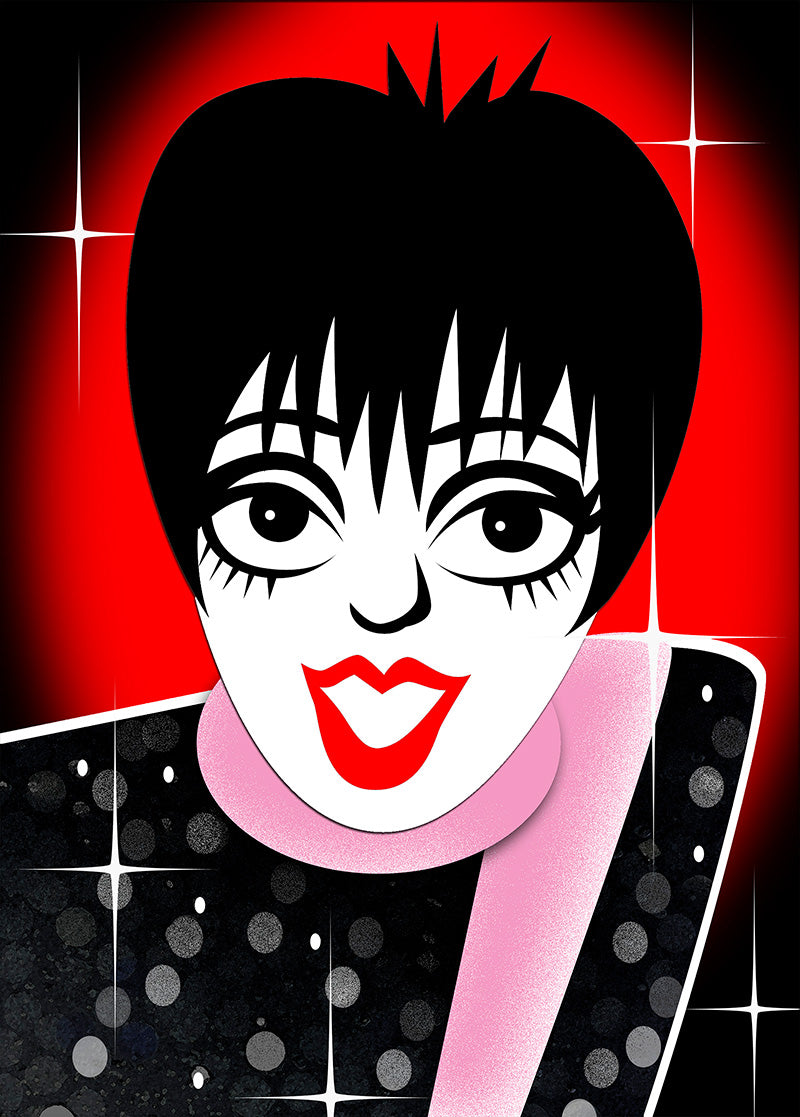 Liza Minnelli by illustrator Robert Risko, Vanity Fair, 2010 — Limited Edition Print