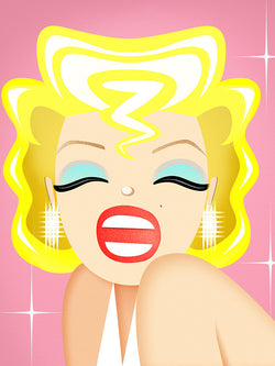 Marilyn Monroe Risko caricature, 2000 - Limited Edition Print by Robert Risko – Limited Edition Print.