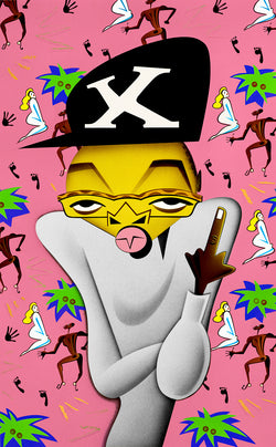 Spike Lee Risko caricature, 1991 - Limited Edition Print by Robert Risko – Limited Edition Print.
