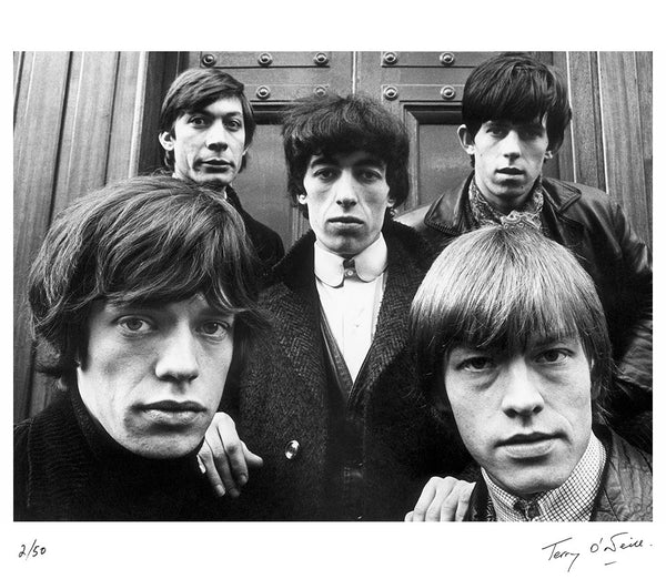 The Rolling Stones outside St George's Church, 1964 — Signed Limited Edition Print - Terry O'Neill