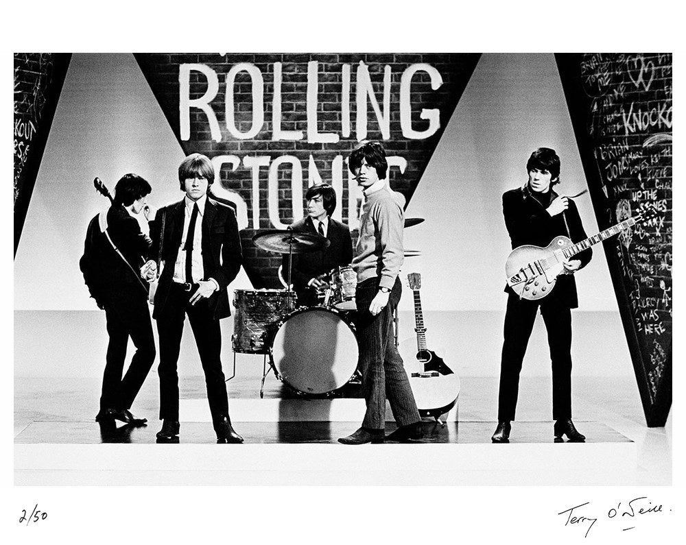 The Rolling Stones on Thank Your Lucky Stars, 1964 by Terry O'Neill – Limited Edition Print.