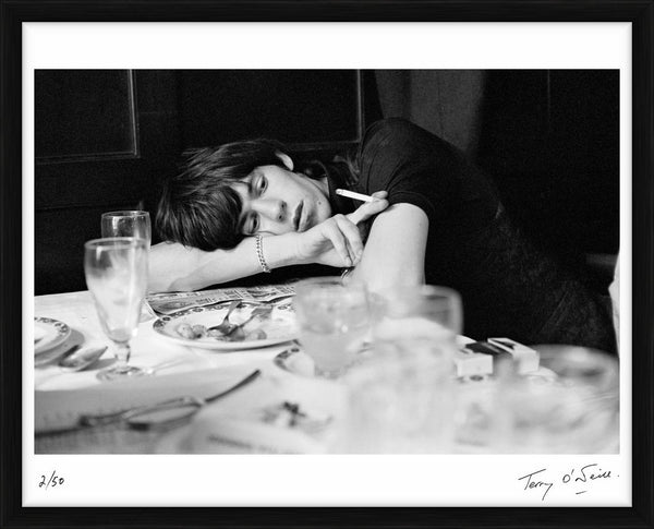 Keith Richards at BBC Studios, 1963 — Limited Edition Print, framed - Terry O'Neill