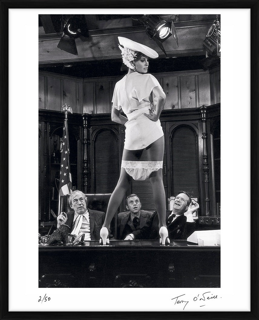 Raquel Welch filming Myra Breckinridge, 1970 by Terry O'Neill – Limited Edition Print.