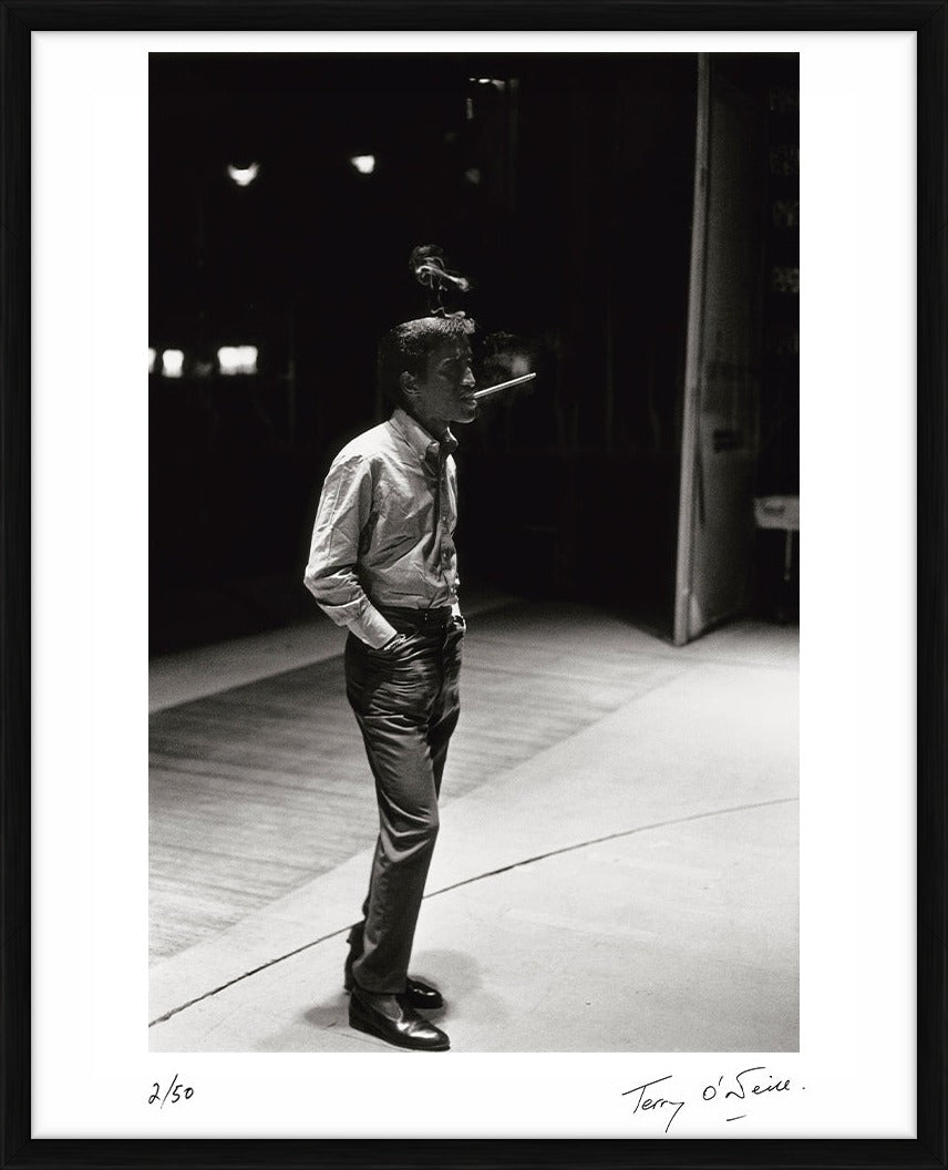 Sammy Davis Jr. at Pigalle nightclub, 1961 by Terry O'Neill – Limited Edition Print.