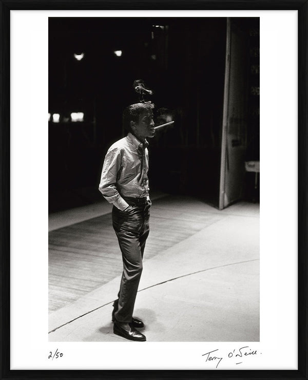 Sammy Davis Jr. at Pigalle nightclub, 1961 — Limited Edition Print, framed - Terry O'Neill