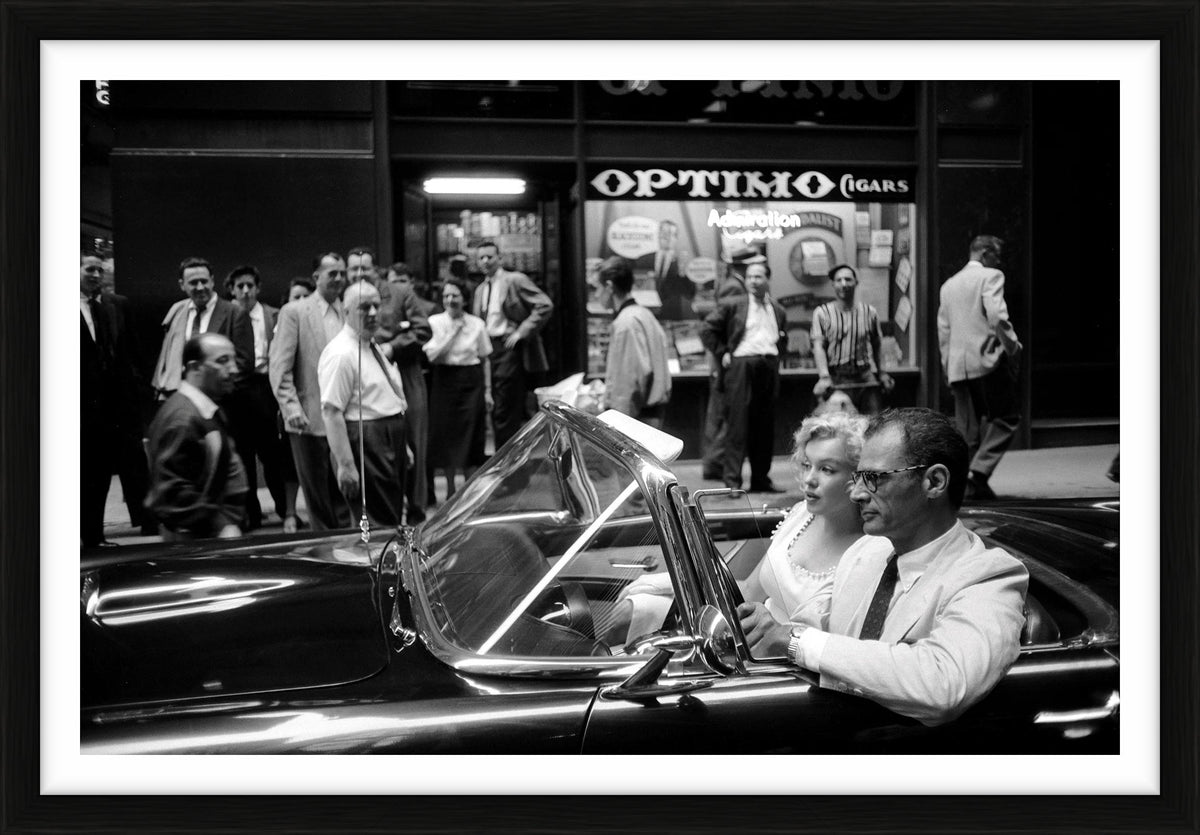 Marilyn Monroe and Arthur Miller, New York 1957 by Sam Shaw – Limited Edition Print.