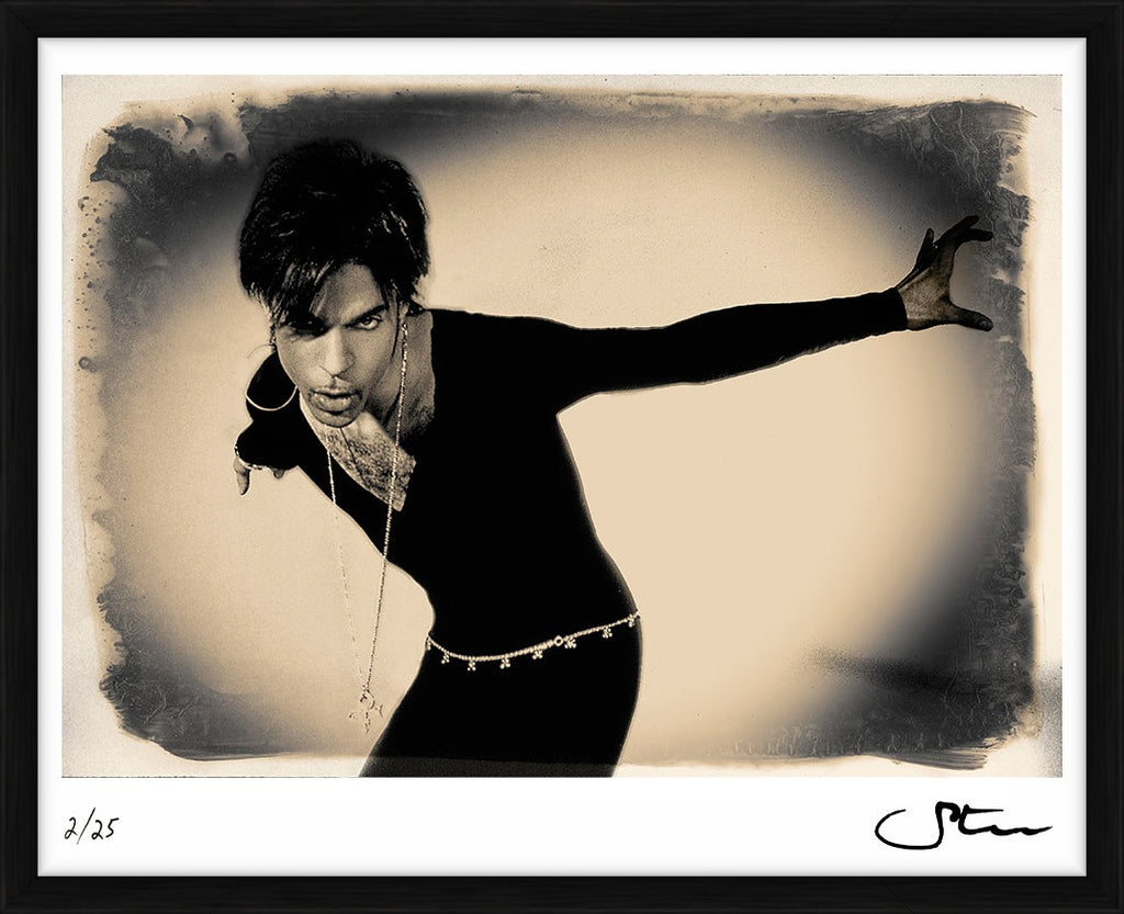 Prince with open arms, 1999 - Limited Edition Print by Steve Parke – Limited Edition Print.