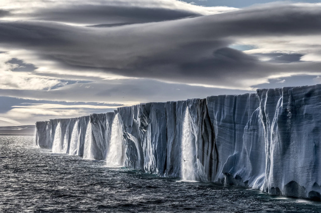 Ice Waterfall, Svalbard, Norway, 2014 – Limited Edition Print by Paul Nicklen – Limited Edition Print.