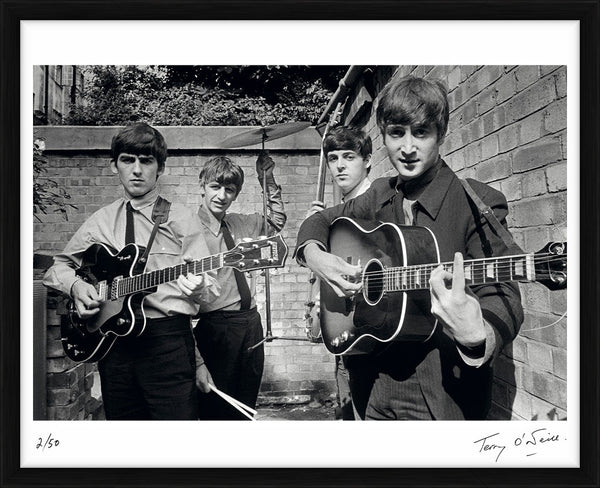 The Beatles at Abbey Road, 1963 — Limited Edition Print, framed - Terry O'Neill