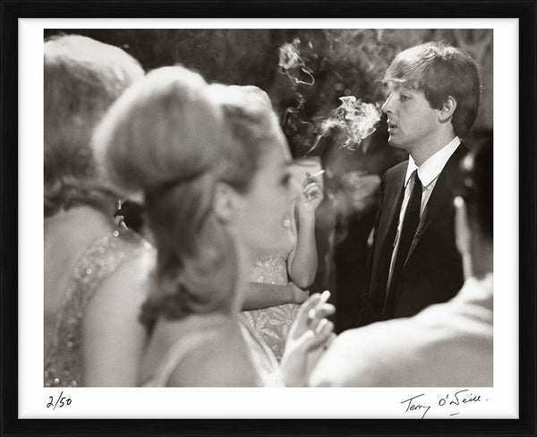 Paul McCartney at a London party, 1964 — Limited Edition Print, framed - Terry O'Neill