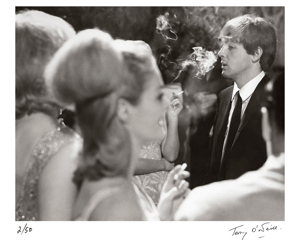 Paul McCartney at a London party, 1964 by Terry O'Neill – Limited Edition Print.