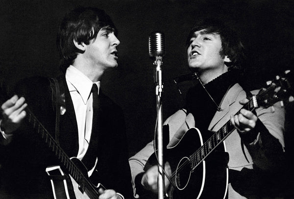 The Beatles' Paul McCartney and John Lennon at Wembley Studios in April 1964 — Limited Edition Print