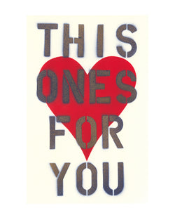 This One's For You - Limited Edition Print by Bernie Taupin – Limited Edition Print.