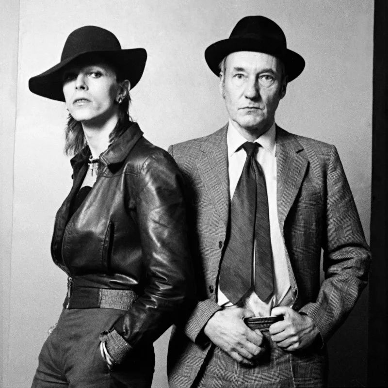 David Bowie & William Burroughs for Rolling Stone, 1973 — Limited Edition Print