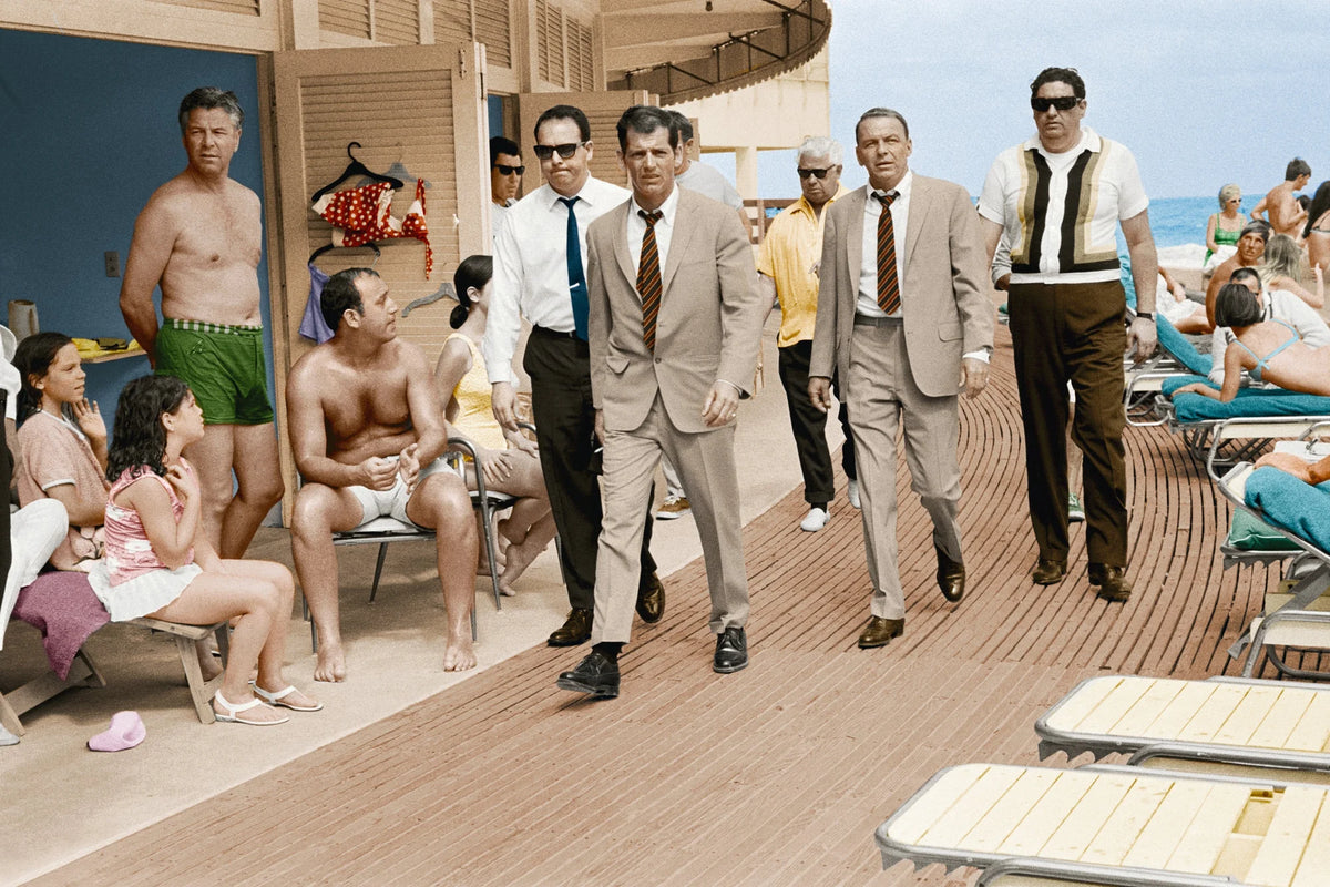 Frank Sinatra for The Lady in Cement, 1968, Colourised by Terry O'Neill – Limited Edition Print.