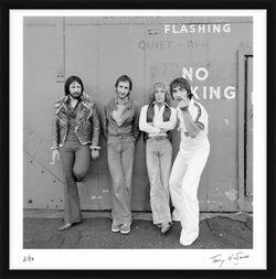 The Who at Shepperton Studios, 1975 – Limited Edition Print by Terry O'Neill – Limited Edition Print.