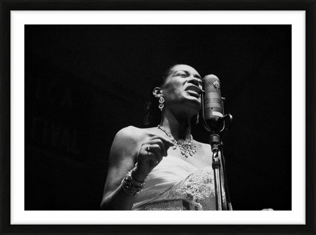 Billie Holiday performing in Chicago - Limited Edition Print by Ted Williams – Limited Edition Print.