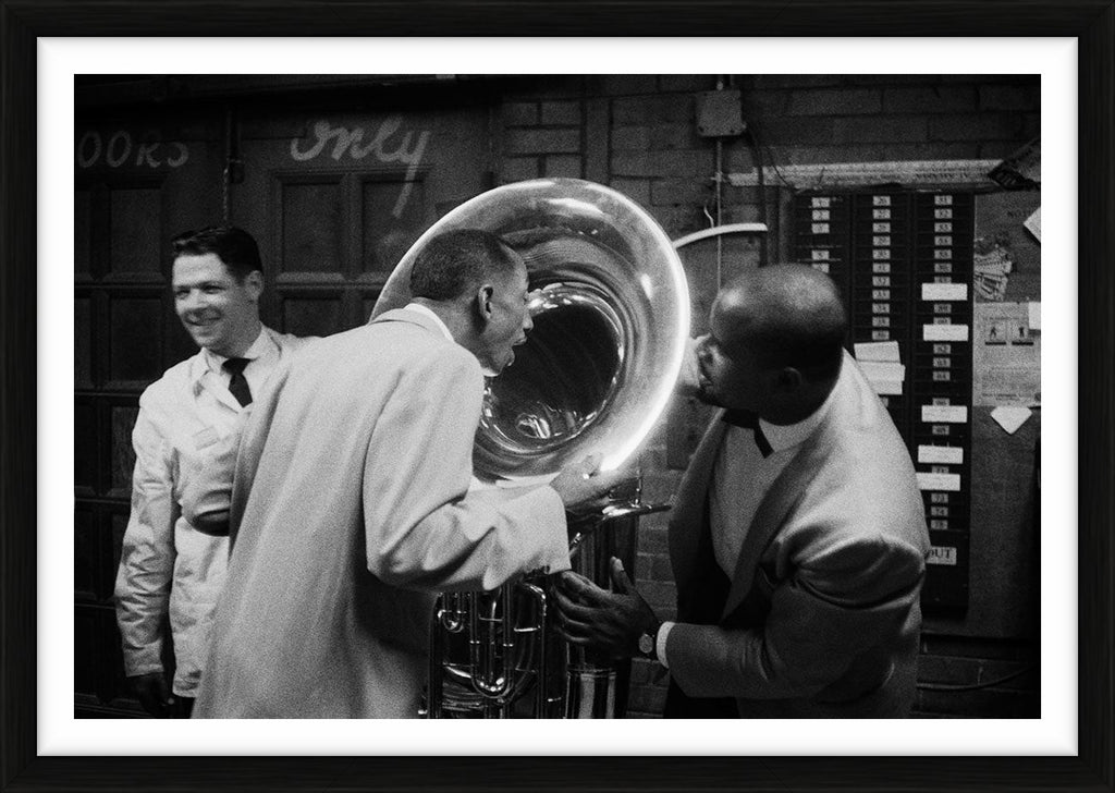 Joe Newman & Eddie Jones at the Playboy Jazz Festival – Limited Edition Print by Ted Williams – Limited Edition Print.