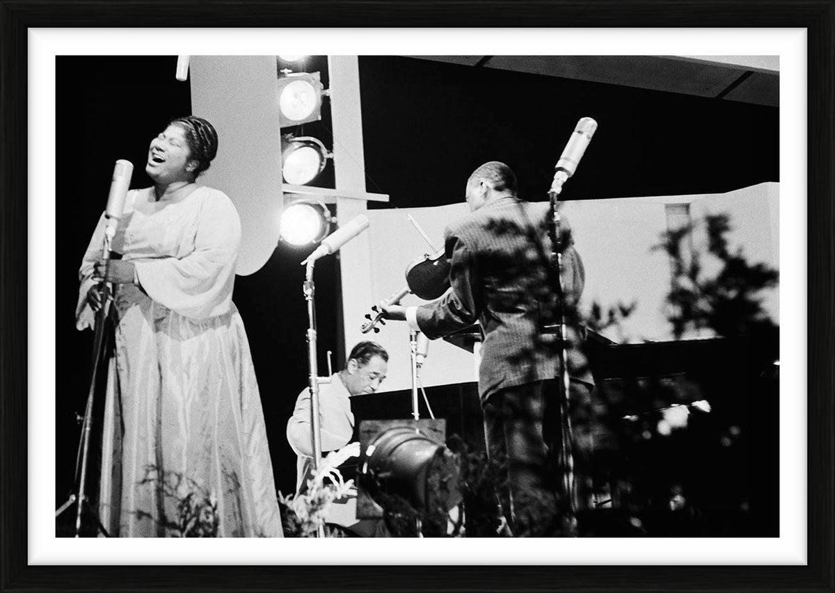 Mahalia Jackson & Duke Ellington at Newport Jazz Festival, 1958 by Ted Williams – Limited Edition Print.