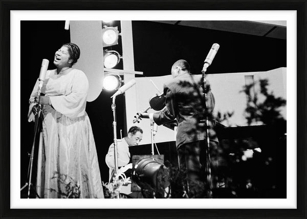 Mahalia Jackson & Duke Ellington at Newport Jazz Festival, 1958 — Limited Edition Print, framed - Ted Williams