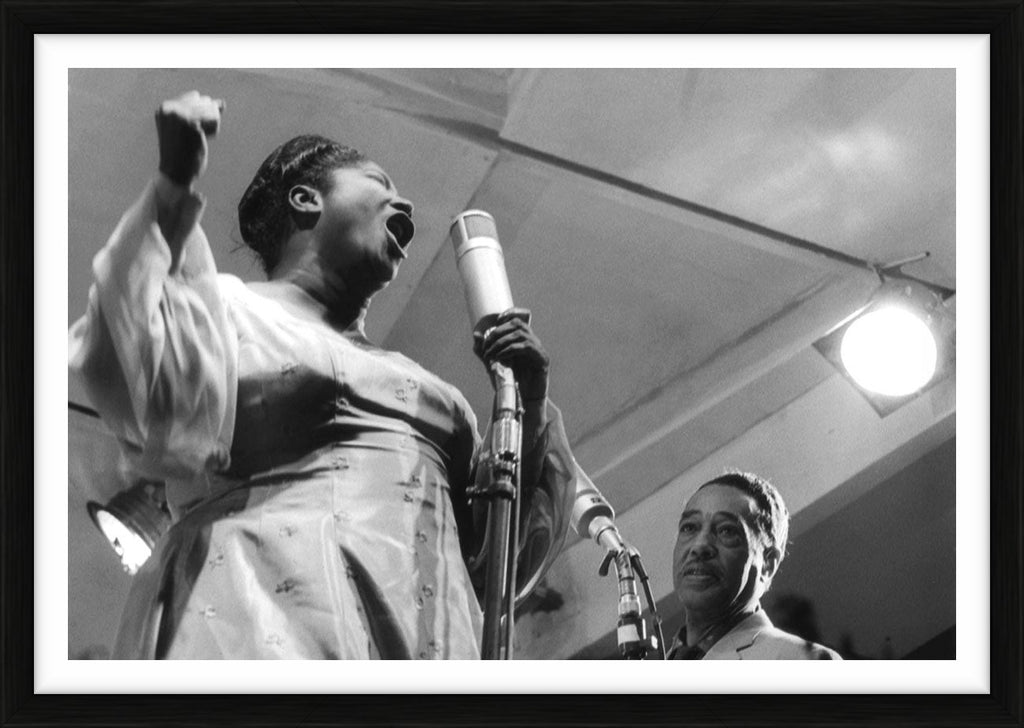 Mahalia Jackson & Duke Ellington close-up portrait, 1958 - Limited Edition Print by Ted Williams – Limited Edition Print.