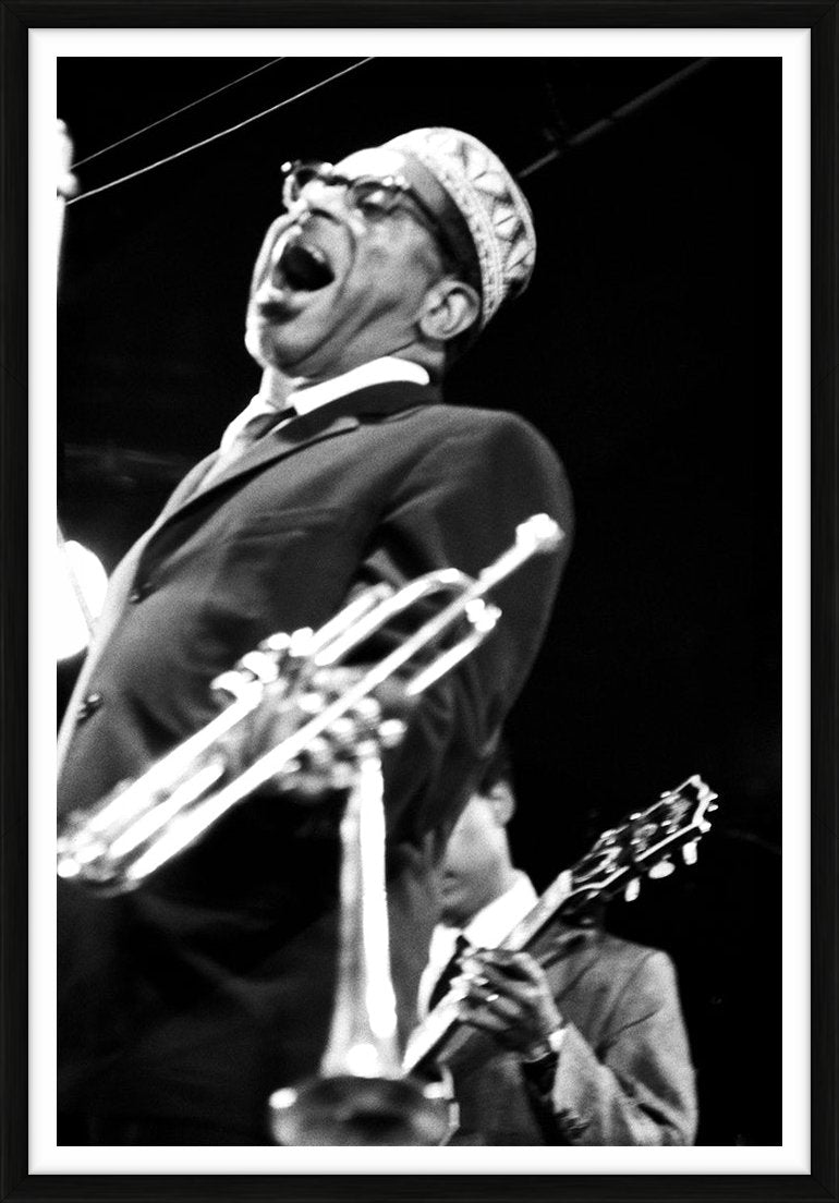Dizzy Gillespie at Newport Jazz Festival - Limited Edition Print by Ted Williams – Limited Edition Print.