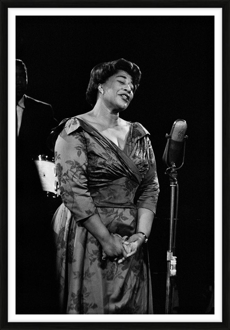 Ella Fitzgerald on Ken Nordine's show, 1961 by Ted Williams – Limited Edition Print.