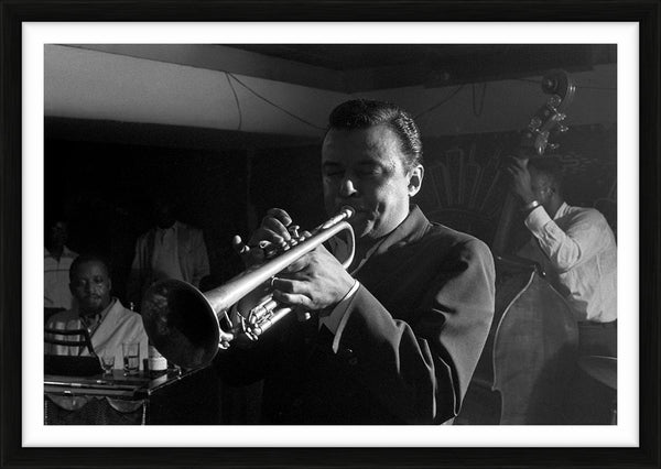 Ira Sullivan at Joe Segal’s club, 1960s — Limited Edition Print, framed - Ted Williams