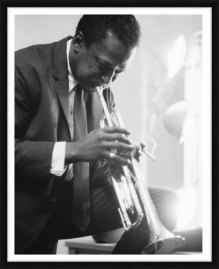 Miles Davis playing the trumpet - Limited Edition Print by Ted Williams – Limited Edition Print.