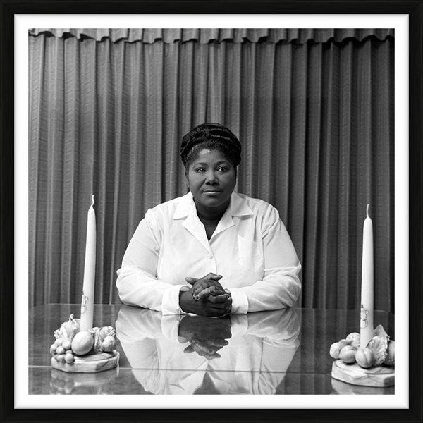 Mahalia Jackson for Downbeat Magazine, 1958 — Limited Edition Print, framed - Ted Williams