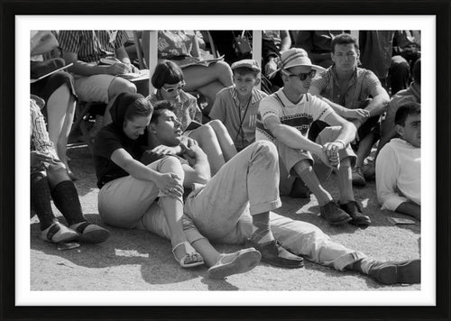 A Couple at Newport Jazz Festival — Limited Edition Print, framed - Ted Williams