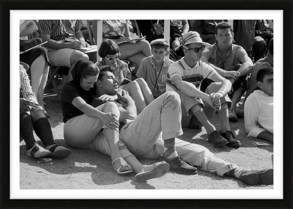 A Couple at Newport Jazz Festival — Limited Edition Print, framed - Ted Williams