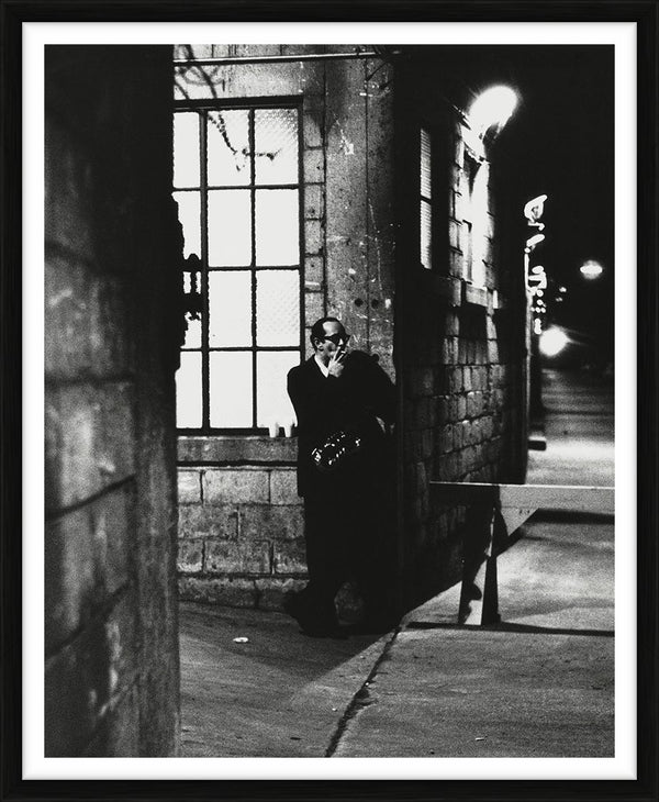 Paul Desmond outside Soldier Field, 1965 — Limited Edition Print, framed - Ted Williams