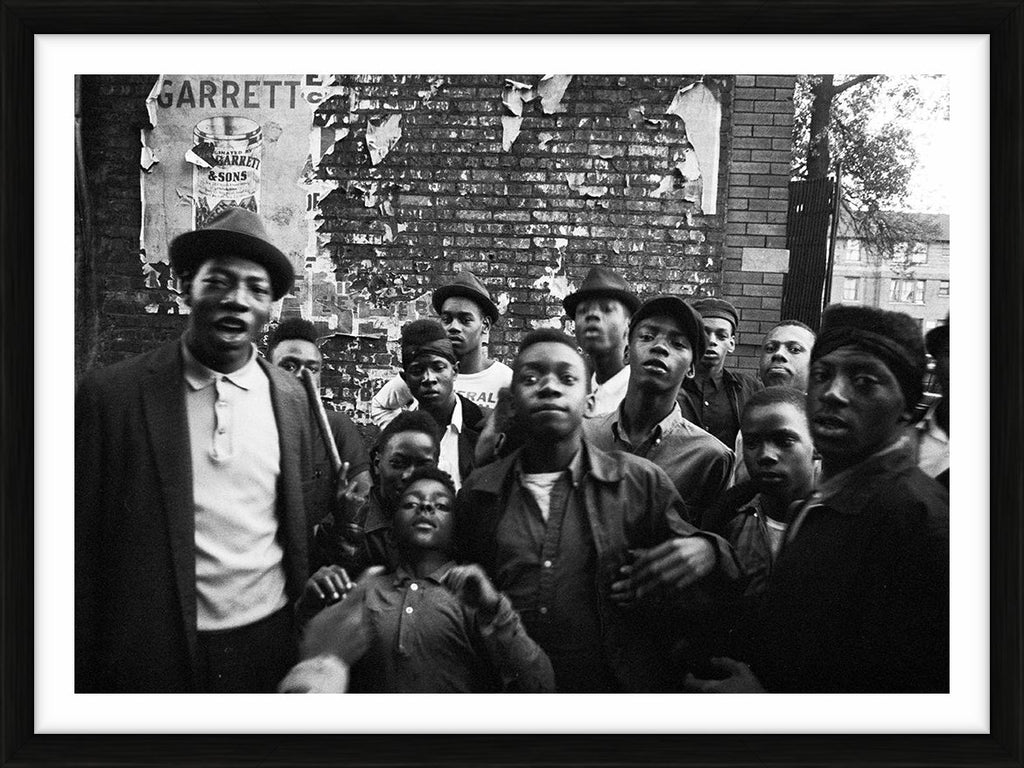 Vice Lords on the street - Limited Edition Print by Ted Williams – Limited Edition Print.