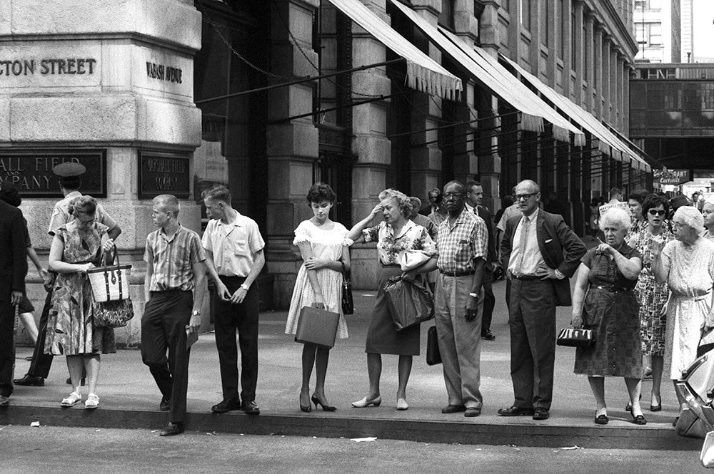 Street life in Chicago, 1950s by Ted Williams by Ted Williams – Limited Edition Print.