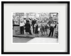 Street life in busy Chicago, 1950s by Ted Williams — Limited Edition Print