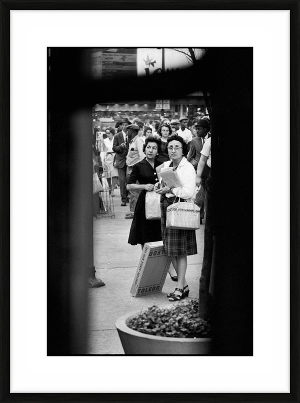 Bus Window series #6, Chicago, early 1960s — Limited Edition Print, framed - Ted Williams