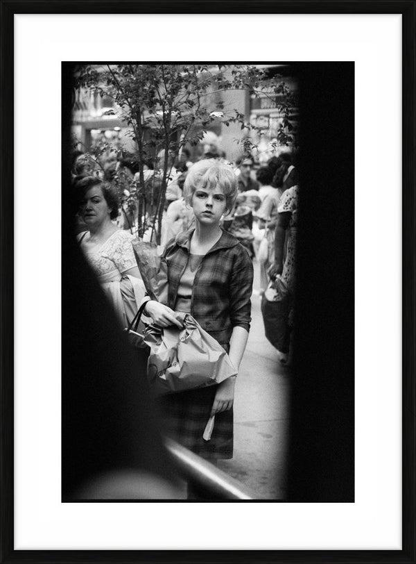 Bus Window series #1, Chicago, early 1960s — Limited Edition Print, framed - Ted Williams