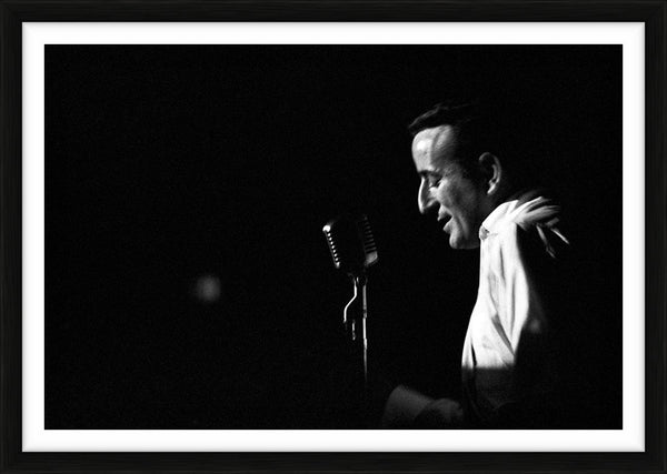 Tony Bennett performing in Chicago, 1961 — Limited Edition Print, framed - Ted Williams