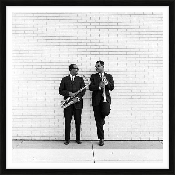 Art Farmer & Benny Golson for Downbeat Magazine, 1960 — Limited Edition Print, framed - Ted Williams