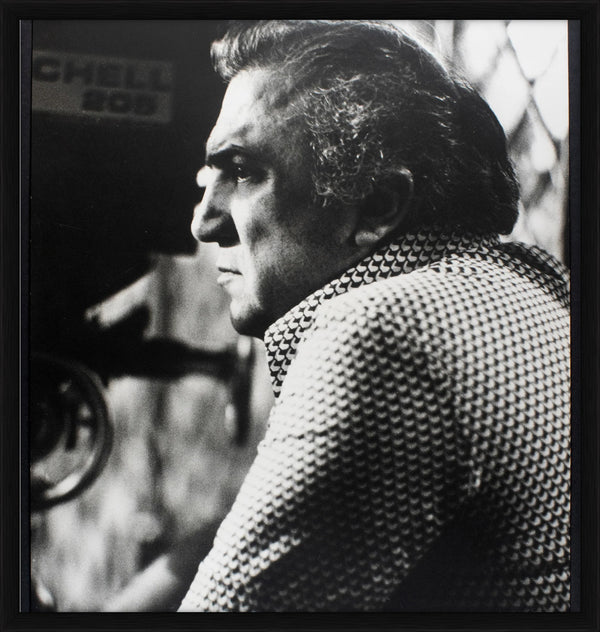 Frederico Fellini, 1976 — Vintage Print, framed - Eva Sereny